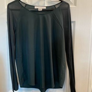 French connection green shirt size medium